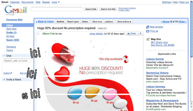 Le bug des marges avec les images dans Gmail