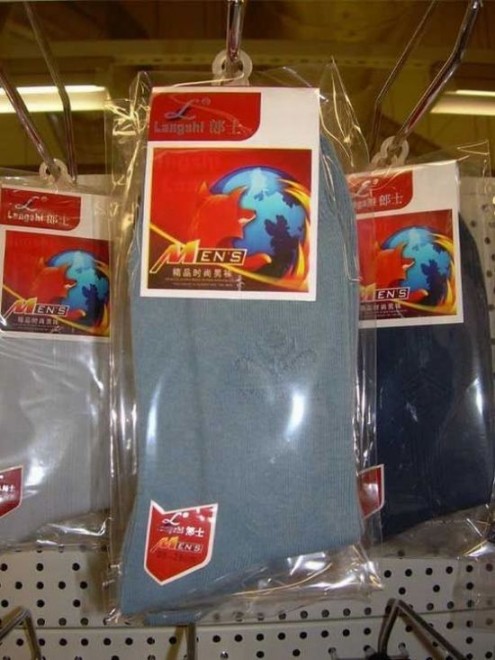 Les chaussettes Firefox