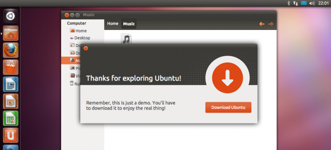 Une démo en HTML5 d'Ubuntu