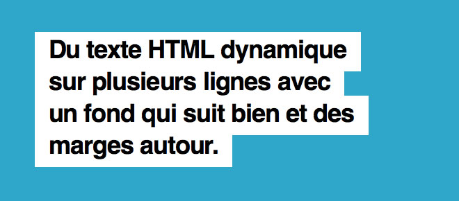 Un casse-tête en CSS