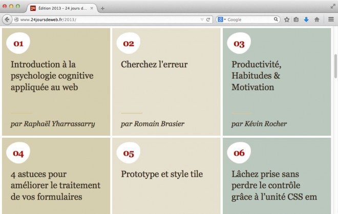 24 jours de web en 2014 intégré en em